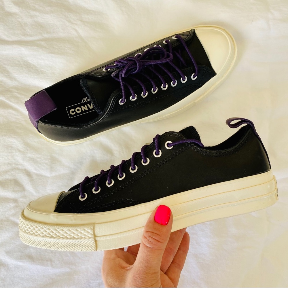 NWT converse chuck 70 ox black leather - Picture 2 of 9